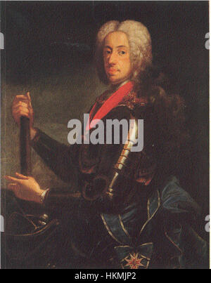 Porträt von Karl VII., Kaiser des Heiligen Römischen Reiches (1697-1745) Stockfoto