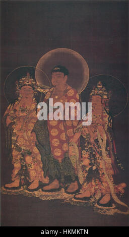 Amitabha Dreiklang (private Kyoto) Stockfoto