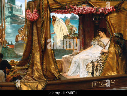 Alma-tadema-Antony-cleopatra Stockfoto