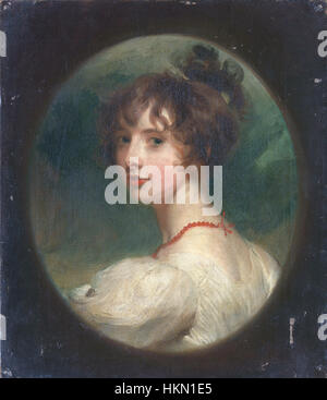 Sir Thomas Lawrence Porträt von Emily Mary Lamb, 1803. National Gallery London Stockfoto