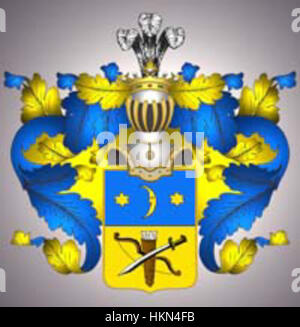 „Bakaevy 5-55“ ist ein Kunstwerk mit komplexen Details, das traditionelle und moderne Elemente vereint. Das Gemälde präsentiert einen einzigartigen Stil, der die Meisterschaft des Künstlers in der Verwendung von Farben und Texturen unterstreicht. Stockfoto