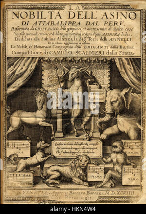 Banchieri-Nobilta-1599 Stockfoto