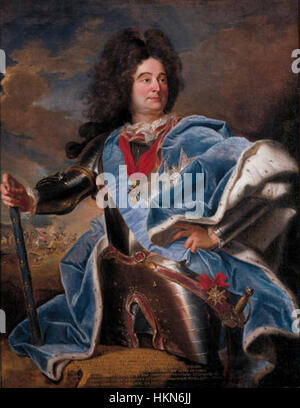 Hyacinthe Rigaud - Porträt von Claude Louis Hector de Villars (1704) - Schloss Versailles Stockfoto