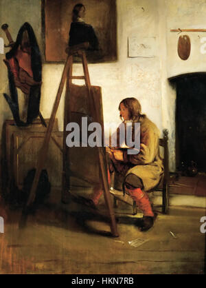 Barent Fabritius - junge Maler in seinem Atelier - WGA7720 Stockfoto