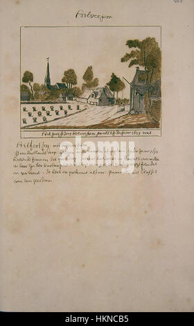 Diese Karte, „Atlas Schoemaker-WESTFRIESLAND-DEEL2“, zeigt die Region Noord-Holland und Hilversum und zeigt detaillierte geografische und topografische Merkmale aus dem 17. Jahrhundert. Stockfoto