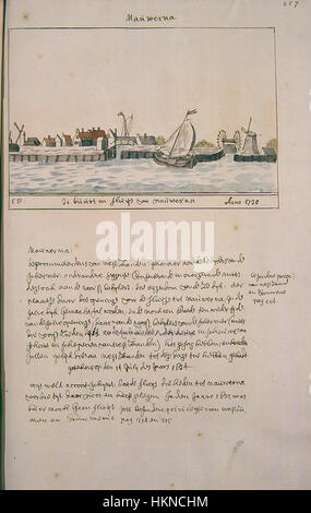 Dieses Kunstwerk von Atlas Schoemaker zeigt die Region Noord-Holland mit Fokus auf Nauerna mit detaillierten Darstellungen seiner Landschaften. Das Stück fängt das historische Wesen der Gegend durch komplexe Linien und Kompositionen ein, die sowohl natürliche als auch kulturelle Aspekte der Region widerspiegeln. Stockfoto