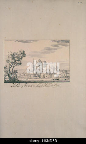 Ein Kunstwerk mit dem Titel „Atlas Schoemaker“, das Szenen aus der Region Westfriesland in Noord-Holland zeigt, insbesondere aus der Gegend um Twisk. Das Kunstwerk repräsentiert die lokale Kultur, die Landschaften und die historische Bedeutung dieser Region. Stockfoto