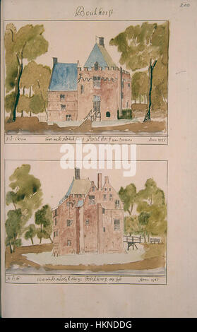 Dieses Kunstwerk mit dem Titel „Atlas Schoemaker“ zeigt eine historische Szene aus Zuid-Holland, die das künstlerische Wesen der Zeit erfasst und einen Einblick in die regionale Geschichte der Region bietet. Stockfoto