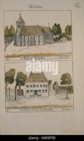 „Atlas Schoemaker-UTRECHT-DEEL2-3273“ ist eine Kartenabbildung der Stadt Utrecht mit Schwerpunkt auf der Umgebung von Vleuten. Die Karte ist ein historisches Stück, das das geografische Layout der Region während eines bestimmten Zeitraums zeigt, mit detaillierten Kartographien, die Straßen, Wahrzeichen und wichtige Orte in der Region zeigen. Stockfoto