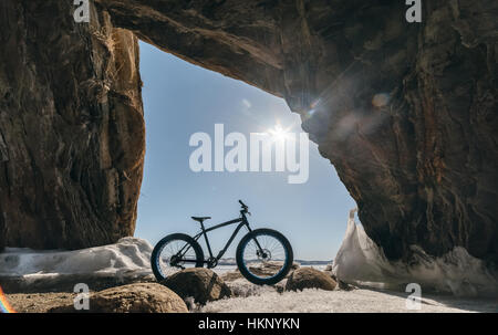 Fatbike. Fat Tire Bike. Stockfoto