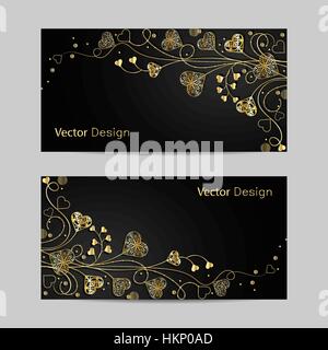 Reihe von Bannern, horizontale Stock Vektor