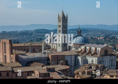 Der Dom von Siena Stockfoto