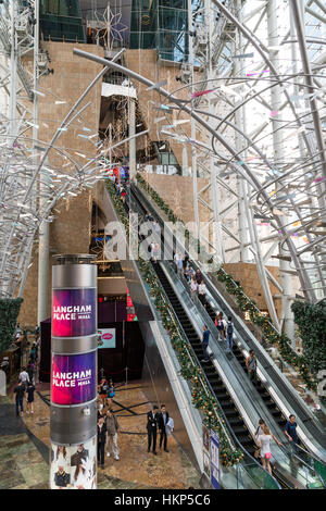 In der modernen Langham Place Shopping Mall in Kowloon, Hong Kong, China. Stockfoto