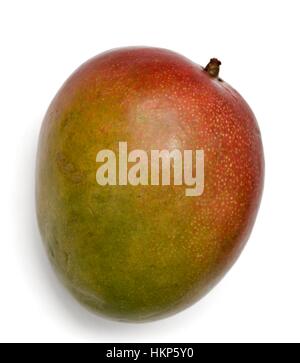 Riesige Mango isoliert auf einem weißen Hintergrund. Stockfoto