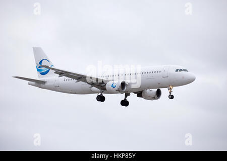 Cubana de Aviacion 320 Ankunft am Flughafen Toronto Pearson Stockfoto