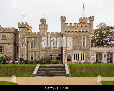 Whitstable Schloss und Gärten stammt aus den 1790er Jahren.  Es ist jetzt ein Veranstaltungsort für Hochzeiten, Klassen, Parteien und Community-Events. Stockfoto