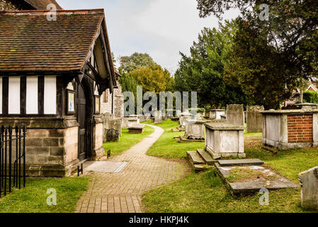 Pfarrkirche St. Maria der Jungfrau, Manor Road, Bexley, Kent Stockfoto