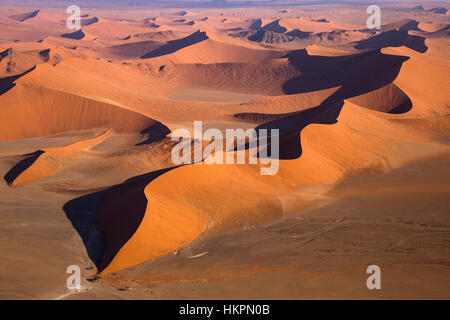 Sanddünen, White Clay Pan, die Salzpfanne, Deadvlei, Sossusvlei, Namib Wüste, Namib-Naukluft-Pk, Namibia, von Monika Hrdinova/Dembinsky Foto Assoc Stockfoto