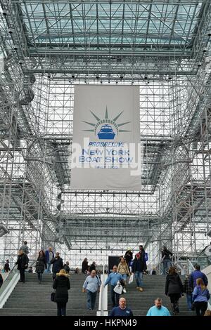 Der Progressive New York Boat Show fand im Jacob K. Javits Convention Center in New York 25-29 Januar 2017 Stockfoto