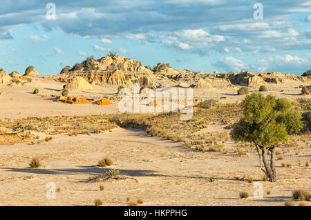 Blick auf der Lünette, Mungo National Park, New South Wales, Australien Stockfoto