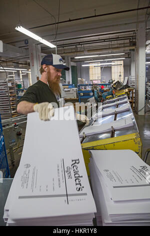 Louisville, Kentucky - The American Druckerei für Blinde, die Braille-Bücher und andere Produkte für blinde druckt. Stockfoto