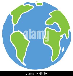 World Wildlife-Tageskarte Stock Vektor