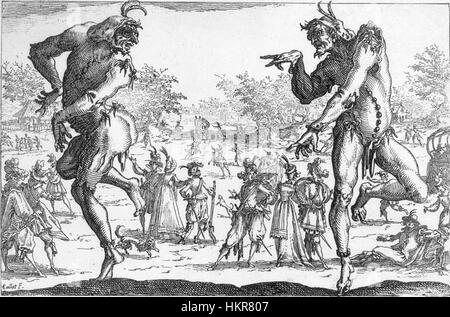 Callot, Jacques - die zwei Pantaloons - 1616 Stockfoto