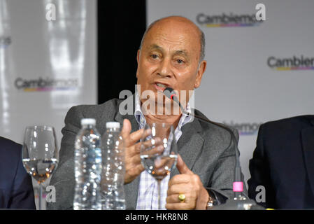 Buenos Aires, Argentinien. 27. Oktober 2016. Geronimo Venegas Nominierungswahlen der Regierungsbündnis Cambiemos. Stockfoto