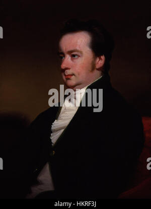 Dieses Porträt von Charles Theophilus Metcalfe, 1. Baron Metcalfe, wurde von George Chinnery geschaffen. Das Porträt spiegelt Metcalfes Rolle als britischer Kolonialverwalter und seine Bedeutung für die indische Regierungsführung im 19. Jahrhundert wider. Stockfoto