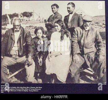 Chatham-Inseln Foto, 1910, Canterbury Museum, 2016-01-27 Stockfoto