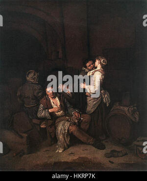 Cornelis Pietersz. Bega - Taverne Szene - WGA01576 Stockfoto