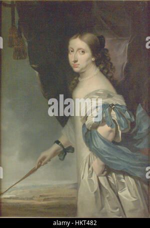 Drottning Kristina (1661) Av Abraham Wuchters Stockfoto