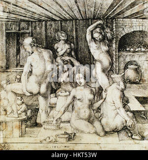 Dürer, Albrecht - Frauen Bad Stockfoto