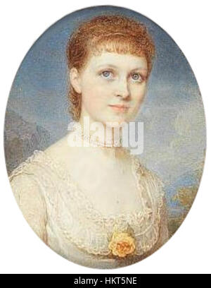 Easton-Reginald-1807-1893-Unit-a-Lady-wearing-White-Dress-Wit-1930327 Stockfoto