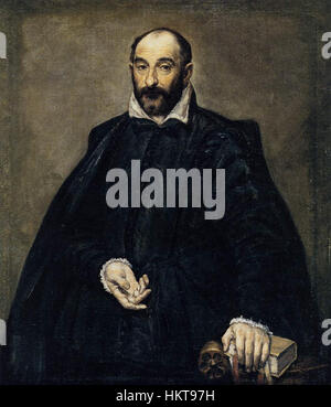 El Greco - Portrait eines Mannes - WGA10428 Stockfoto