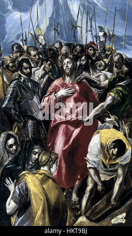 El Greco - entkleiden Christi (El Espolio) - WGA10431 Stockfoto