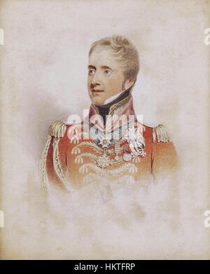 FitzRoy James Henry Somerset, später 1. Baron Raglan (1788 – 1855), durch William Henry Haines (1812-1884) Stockfoto