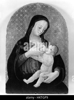 Anhänger von Antoniazzo Romano - Madonna mit Kind - Walters 37703 Stockfoto