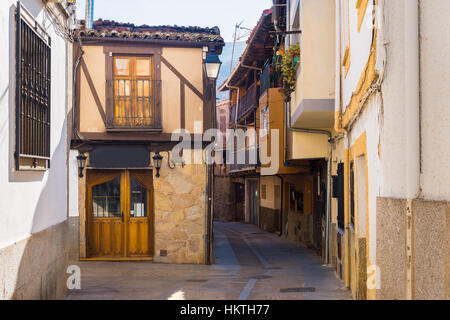 alte Straßen im Jerte, Cáceres, Extremadura, Spanien Stockfoto