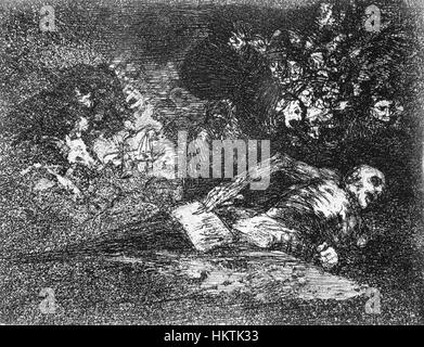 Francisco de Goya y Lucientes - nichts. Die Veranstaltung wird sagen - WGA10135 Stockfoto