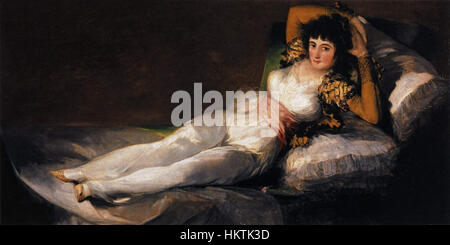 Francisco de Goya y Lucientes - die bekleidete Maja (La Maja Vestida) - WGA10045 Stockfoto