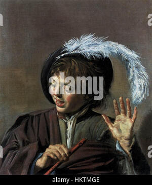 Frans Hals - singen junge mit einer Querflöte - WGA11072 Stockfoto