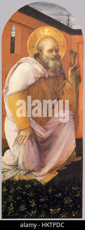 Fra Filippo Lippi - St. Antonius Abt - WGA13252 Stockfoto