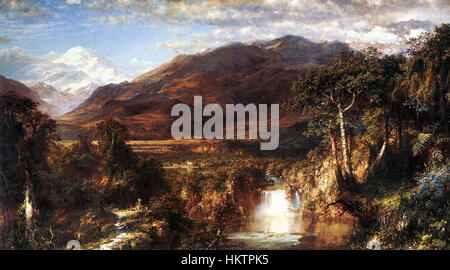 Frederic Edwin Church - das Herz der Anden - WGA4866 Stockfoto