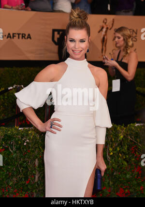 Los Angeles, USA. 29. Januar 2017. Rebecca Romijn die 23. jährliche Bildschirm Schauspieler Awards 2017 im Schrein Amphitheater in Los Angeles angekommen. Bildnachweis: Gamma-USA/Alamy Live-Nachrichten Stockfoto