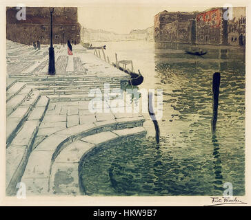 Frits Thaulow-Marmortrappen Stockfoto