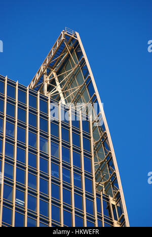 Nach oben auf einem Wolkenkratzer in 1180 Peachtree in Atlanta Stockfoto