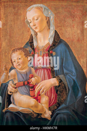 Ghirlandaio, Madonna Col Bambino, Collezione Kress, ca. 1470-1475 Stockfoto