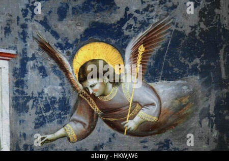 Giotto di Bondone - Szenen aus dem Leben Christi - 3. Darstellung im Tempel (Detail) - WGA09253 Stockfoto