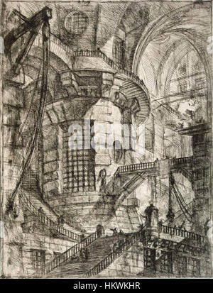 Giovanni Battista Piranesi - Rundturm - WGA17847 Stockfoto